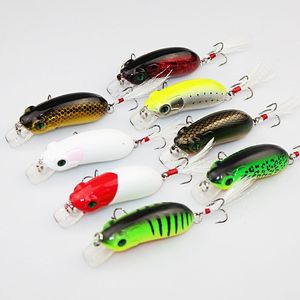 Perceel 10 stks vibratie lokaas aas minnow vistuig bionic aas lokt 6 cm / 10g