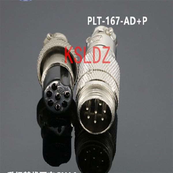 lot 2 pièces lotoriginal Nouveau PLT APEX PLT-167-AD P PLT-167-AD-R PLT-167-P-R 7PINS Aviation Plug and Socket Connect307a