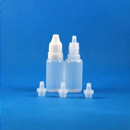 Lot 300 Pcs 1/2 OZ 15 ML Plastic Dropper Flessen Thief Proof Sabotage Bewijs NIEUWE LDPE Liquid EYE DROPS E CIG OIL Mejcs