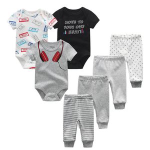/// LOT Designer nouveau-né bébé garçon vêtements costume 100% coton bébé fille vêtements Ropa Bebe pantalons vêtements pour tout-petits costume LJ201223