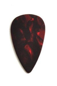 Lots de 100 plectres de guitare vierges lourds 096mm, plectres en cellulose rouge perle pour guitare électrique 8934883