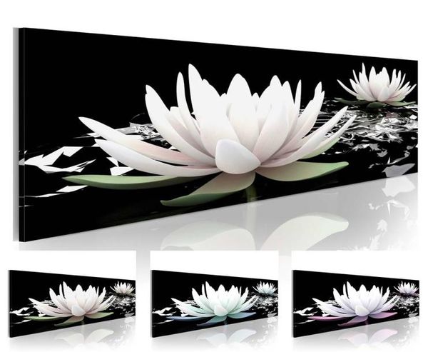 Lotus Flower Abstract Huile Pain d'huile sur toile décor à la maison Art mural Toile Impression Decor Aquarement Aquare