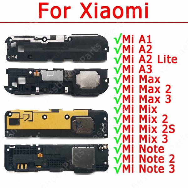 Haut-parleur pour xiaomi mi a1 5x a2 lite 6x a3 cc9e max 2 mix 2s note 3 forte haut-parleur bourdonnement module sonore de module