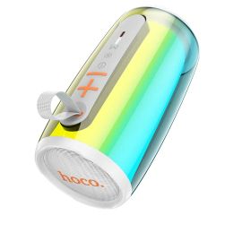 Luidspreker Draagbare buitensport, waterdichte en valbestendige muziekspeler Draadloze Bluetooth-subwoofer Nieuwe HC18 Oogverblindende draagbare luidspreker met LED-licht