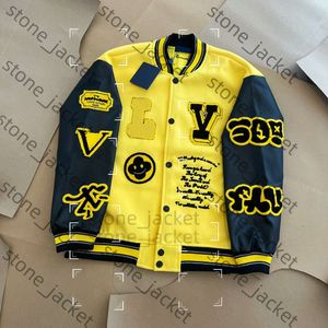 Louies Vuttion Jacket Mens Coat Fashion Jacket Autumn and Winter Louies Vuttion Reflective Letter Printing Casual Sports Louies Jacket Wind Breakher Clothing 8374