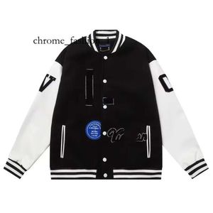 Louies Vuttion Mens Chaqueta Outumn Winter Jackets For Men Saint Baseball Chaqueta para hombre Marca L Vintage Bomber Coats Hip Hop Hop Varsity Jacket 362