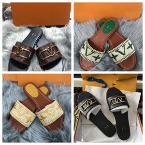 Louies Vuttion Sandale Luxury Designer Slippers Femmes Sandale Nouvelle Fashion Italie Brands de grande valeur