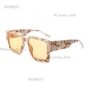 Louiseviution Luxurys Designer Nouveaux lunettes de soleil de style européen et américain pour le commerce extérieur des photos de rue des lunettes de soleil