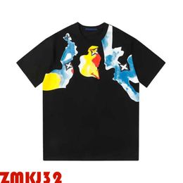 Camisa de Louiseviution Lvse T Shish Designer T Shirt Mens T Shirt
