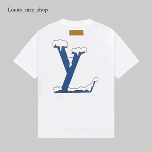 Louiseviution Shirt lvse T-shirt Designer Luxury Men's T-shirt T-shirt de haute qualité Summer Tops pour hommes femmes 3D Lettres monogrammées 24SS Shirts Asian 951