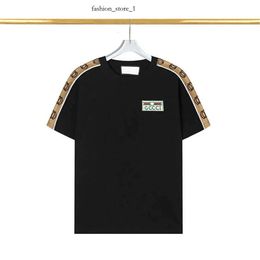 LOUISEVIUTION BAK SHIRT Designer Mens T-shirt Damesontwerper LVSE SHIRT KLEDING Losse hoogwaardige veelzijdige trendy T-shirt M-3XL-shirt LouiseviutionShirt 612