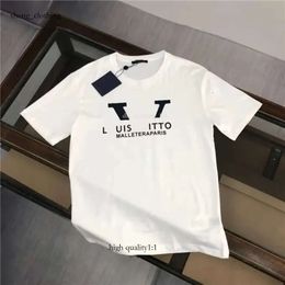 LouiseviutionShirt t -shirt herenontwerper voor mannen dames shirts mode t -shirt met letters casual zomer korte mouw 254 shirt 773