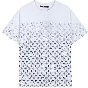 Louisity Fashion Visuality Camiseta de material puro algodão de alta qualidade com estampa de flor antiga estampada de flores masculina