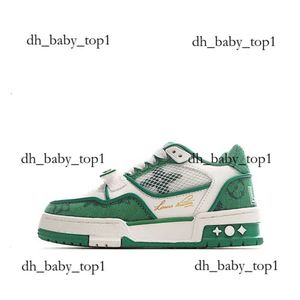 Louisvutton schoen 2024 Kinderschoenen ontwerper Virgil Trainers Platform Sole Sneaker Geel Wit Zwart Baby Baby Girls School Luxe 5439 LVSE KIDS SHOEN