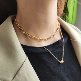 LouLeur 925 collier de perles en argent sterling or simple créatif 2019 nouveau style coréen élégant pendentif collier pour femmes bijoux Q0531