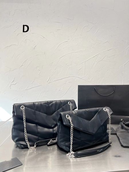 LouLou Designer sac à main noir sac à main sac fashionbags les sacs fourre-tout cross body onthego mm pochette de luxe grande capacité puffe chaîne en peau de mouton sacs à main nuage