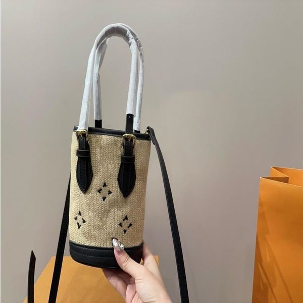 Louls Vutt 24ss Travel Luxury Fashion Plaw Sac Bag féminin pour femme sac à main Bucket Crossbody Mini Phone Mobile Phone Beach Page