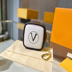 Louls Vutt Designer Luxury Change Small Key Chain Can Hardware Put Card Top Hanger, originele portemonnee, top PU geïmporteerd materiaal en voor