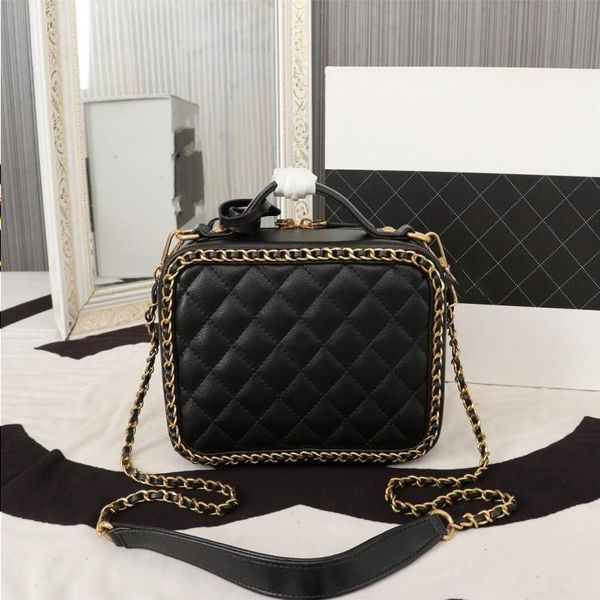 Louls Vutt Luxury Shoping Sac Center Small Luxues Assmall Vanity Case Making Board Handsbag Cosmetic Beauty a soudainement augmenté une chaîne KGGV