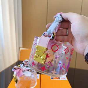 LOULS VUTT TOP 23SS Handsbags Designers Bags 12 cm Sac à main Impression en acrylique Transparent transparent Boîte de luxe Femme