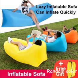 Lounge Sleep Bag Lazy Opblaasbare Beanbag Sofa Stoel, Woonkamer Bean Bag Kussen, Outdoor Zelf Opgeblazen Beanbag Meubels Speelgoed