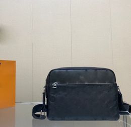 LOUS VUTT Мужской дизайнерский портфель Мужской портфель Компьютерная сумка Дизайнерская большая сумка Сумка на плечо Роскошные сумки Высочайшее качество Натуральная кожа Классический Полный принт34 * 25 СМ