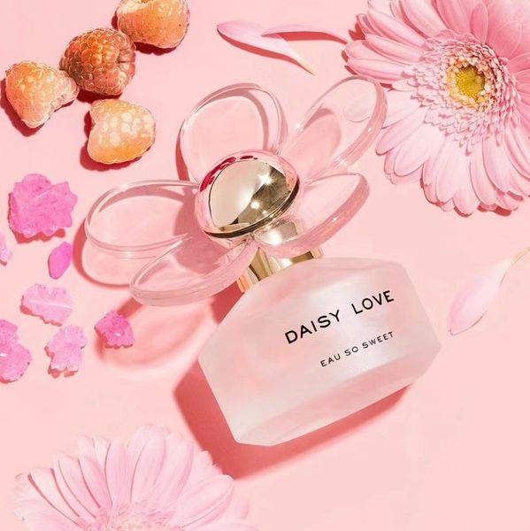 love 100ml Daisy Perfume Eau De Toilette Parfum Spray 3.3fl.oz Larga duración Buen olor EDT EDP Lady Girl Sweet Fresh Intense Body Colonia Desodorante Envío rápido