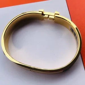 Love Bangl Clic For Man Designer Bangle 17 18 19 cm H Bracelet Paar Gold PLATED 5A T0P Hoogste Teller Europese maat Klassieke stijl Exquisite Gift 041B