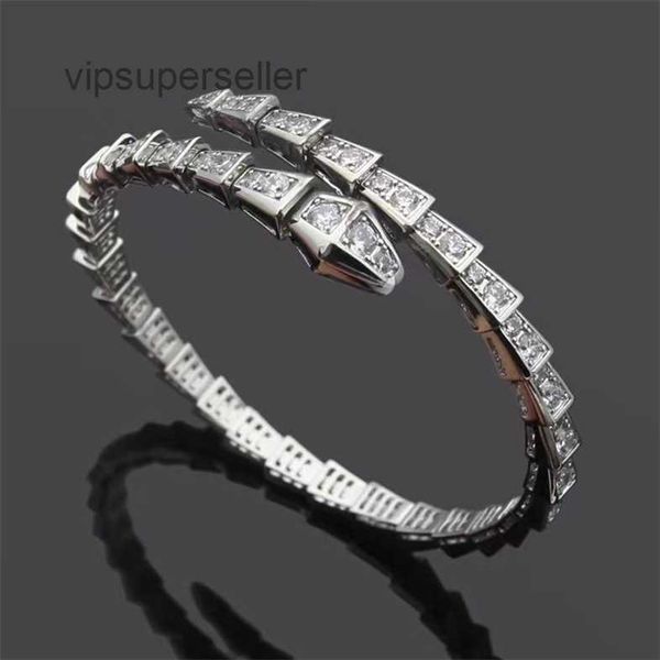 amor brazalete directo joyería de diseño pulsera de mujer diamante encantadora serpiente plata joyería de oro rosa placa de cobre fiesta boda encanto novia pulsera de serpiente