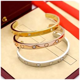 Love armbanden Carti Bracelet Gold Bangle Set Cool Braclets For Guys Glitzer Armband Bandles Sister