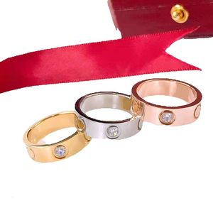 Liefde Klassieke Ring Mode Vrouw Trouwringen Hoge Kwaliteit 316L Rvs Designer Sieraden