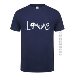 LOVE Climb Equipment T-shirt Hommes O Cou Coton Escalade Montagne T-shirts Homme Camisetas Cadeau 210629