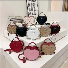 AMOR Bolsos de diseñador Bolso para mujer Bolsos de hombro clásicos de lujo Bolso de mano Bolso de mano Totes Mochila de moda Flor vieja Bolsas cruzadas para el cuerpo Monedero lindo de la raya del corazón de la cereza