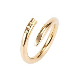 Anillos de diseño de amor Joyas de lujo Titanium Cero de acero Ring Fashion Casual Ladies Diamond Valentine Propuesta Regalo