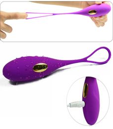 Love Egg Vibrator inalámbrico 10 Vibraciones de velocidad Control remoto Vibrante Huevo G Spot Vibrator Sexo para mujer3026321