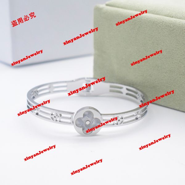 Amor Pulsera de oro Pulsera de uñas Brazaletes de diseñador para mujeres Hombres 18k Brazalete chapado en oro Chapado en oro Plata Rosa Joyería