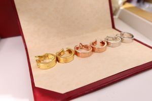 Liebe goldener Ohrring Diamant-Huggie-Ohrringe Damenschmuck Luxus-Geschenkschmuck Tanzparty Hervorragende Qualität