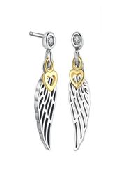 Love Guidance Drop Earring Sets Originele doos voor 925 Sterling Silver Women Luxury Designer Feather Earrings4442868