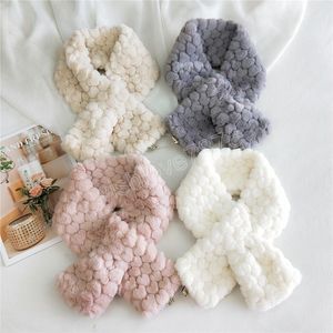 Love Heart Plush sjaal pluizige kraag nek warmer nekband voor vrouwen meisjes elegante zachte winter warme long sjaals