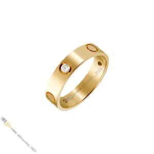 Liefde Sieraden Ontwerper voor Vrouwen Gouden Ring 3 Diamanten Titanium Stalen Ringen Verguld Nooit Vervagen Niet-allergisch, Store/21621802