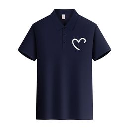 Love Logo Men Polo Shirts Casual Solid Color Short Sleeve Polo Shirt For Men/Women Summer Desiger Gift Clothing