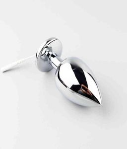 LOVE Metal Anal Plug avec bijourie DIY ACCESSOIRES DE TOUEUX SEXE DE SEXE SECTURS ÉLECTRIQUE9629409