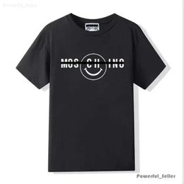 Love Moschino T Shirt Homme 2023 Moschino Designer Haute qualité Femme Coton Polo Bear Pull T-shirt et Style Crewneck Manches Courtes 1866