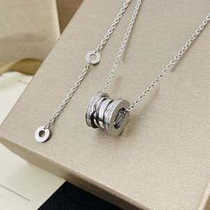 liefde ketting voor vrouwen hanger ketting roestvrijstalen sieraden lente keramiek 18K roségoud zilver diamanten ketting kettingen designer sieraden bruiloft cadeau