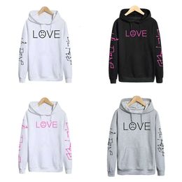 Love pkorli sweat-shirt hommes femmes pull décontracté hip hop lil peep hoodies tristesse face boys sweat à capuche 201020