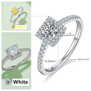 Bague d'amour 0.5ct bague en or moissanite Givence femmes bagues pour femmes bijoux de créateur bague coeur bague en gros bagues bagues de fiançailles desiner bague bijoux M17B