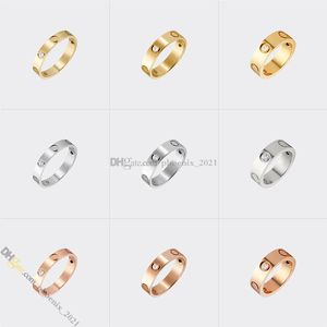 Bijoux concepteur pour les femmes Love Sis Ring Designer Ring 3 Diamants Titanium Steel Anneaux Gold-plaqués sans allergique, or / argent / rose en or, magasin / 21621802