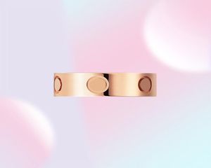 Love Ring Designer Rings For Women/Men Ring Wedding Gold Band Luxe sieraden Accessoires Titanium staal Gold-vergulde Nooit vervagen allergisch 217866879098424