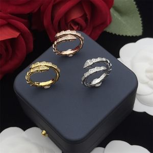 Love Rings Dames Designer Ring Luxe sieraden 18K Gold Man Ring Rosegold Silver Diamond Cluster Rings