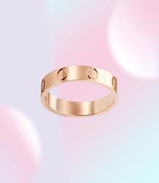 Кольцо с винтом Love, классический роскошный дизайнерский дизайн, ювелирные изделия из титановой стали, мужские обещания, женские обручальные кольца8012317